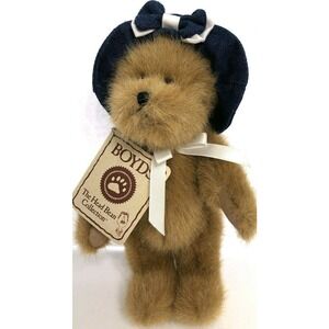 2005 Hallmark Boyds Bear The Head Bean Collection Beauty 9722HM 8" Collectible